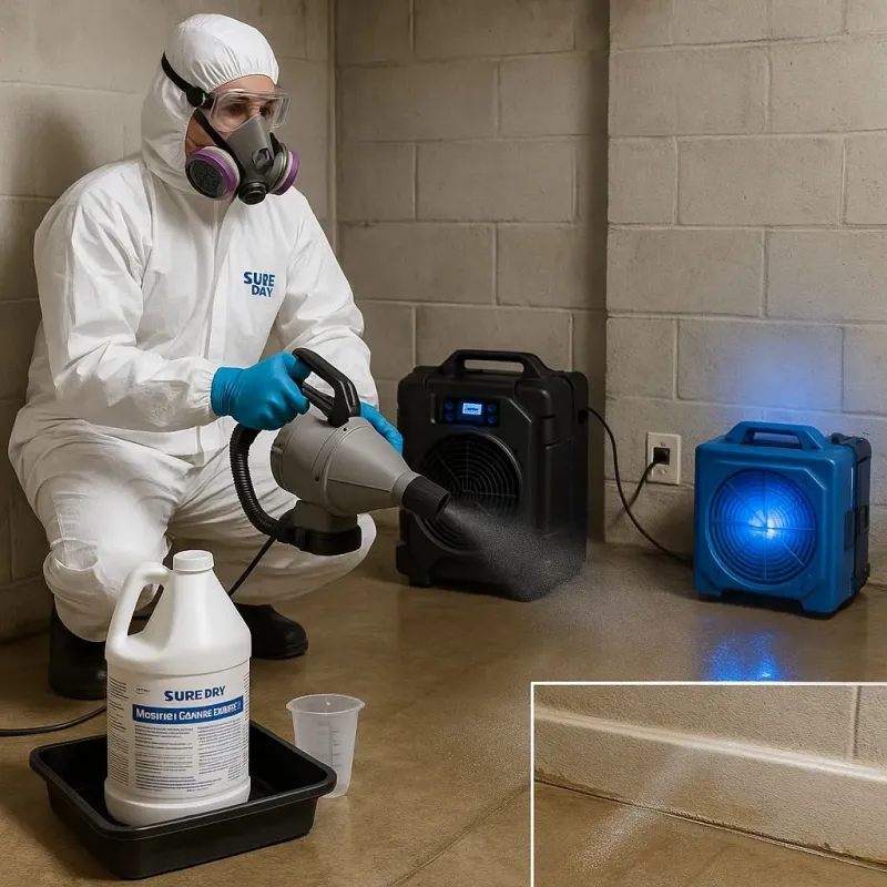 Sanitization and Odor Removal process in Bay Shore, NY