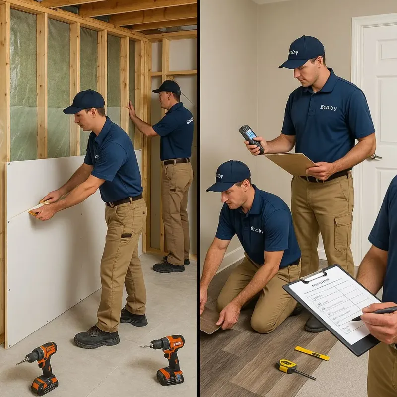 Repairs and Reconstruction process in Bay Shore, NY